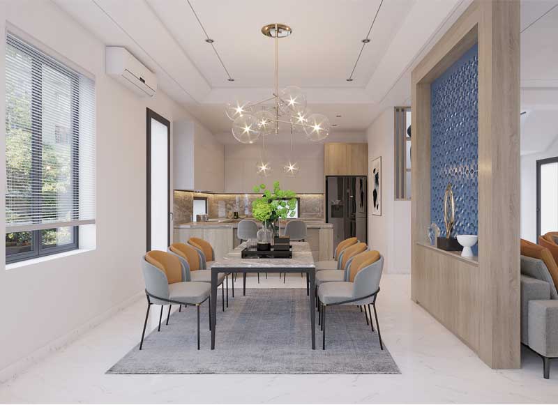 Thi công nội thất nhà phố thoải mái, tiện nghi