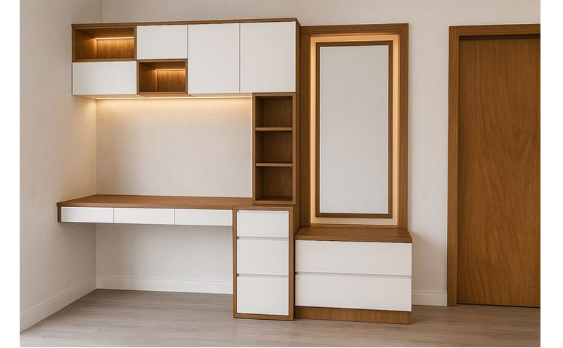 Bàn trang điểm kết hợp bàn làm việc 11