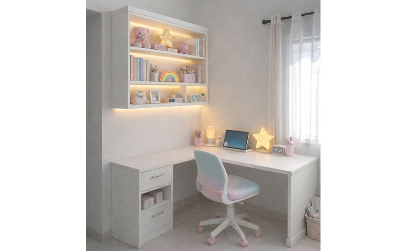 Bàn trang điểm kết hợp bàn làm việc 4