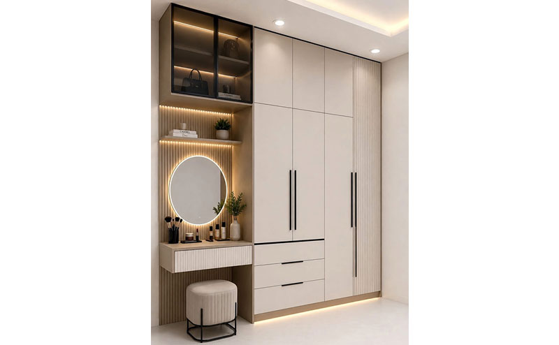 Bàn trang điểm kết hợp tủ quần áo 14