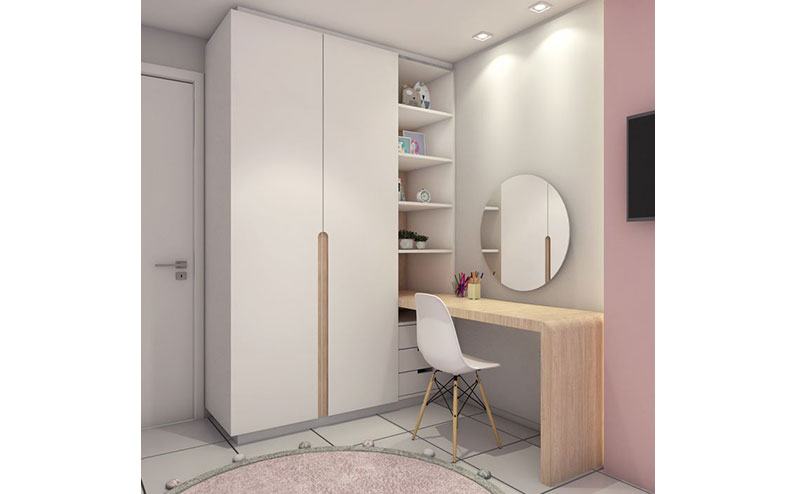 Bàn trang điểm kết hợp tủ quần áo 4