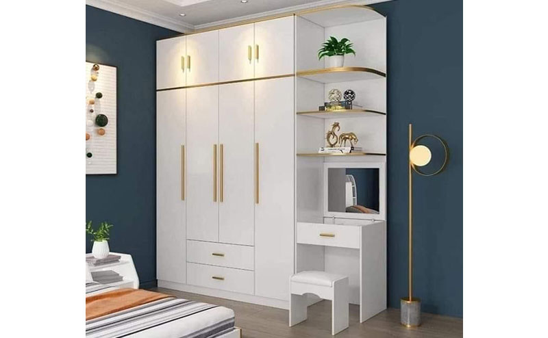 Bàn trang điểm kết hợp tủ quần áo 9
