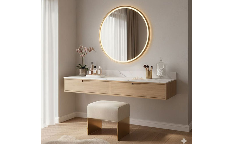 Bàn trang điểm treo tường 4