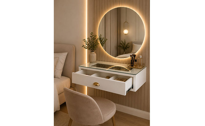 Bàn trang điểm treo tường 6