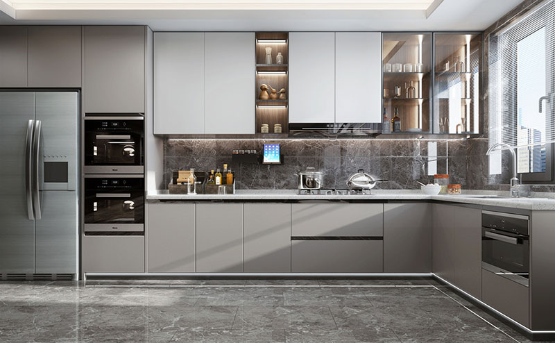 Tủ bếp chữ L 1071