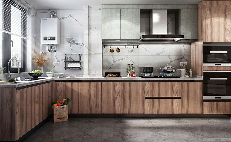 Tủ bếp chữ L 123