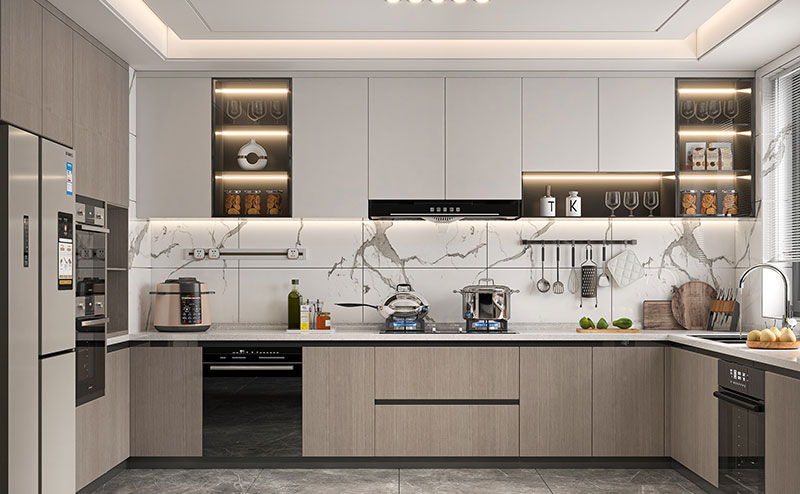 Tủ bếp chữ L 52