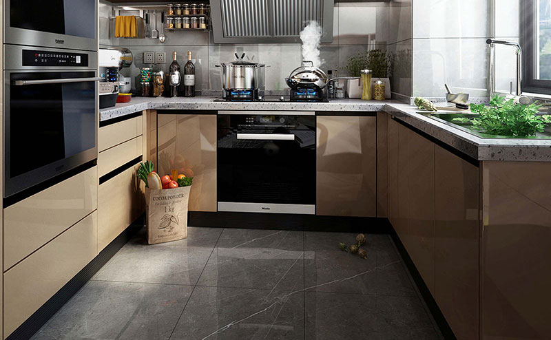 Tủ bếp chữ U 115