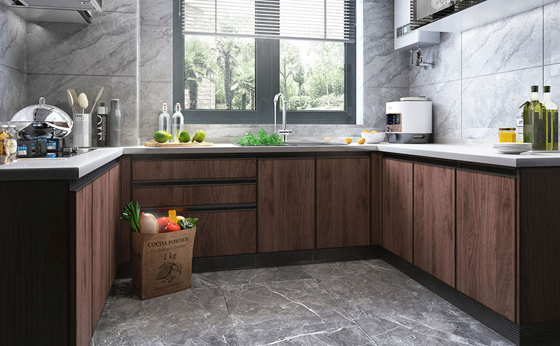 Tủ bếp chữ U 1156