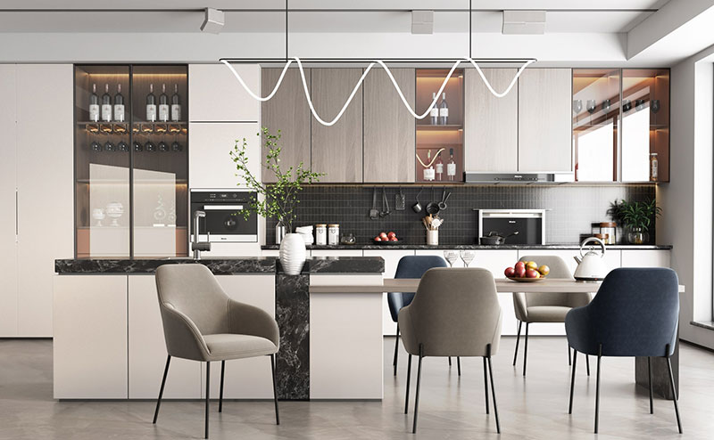 Tủ bếp có đảo bếp 17