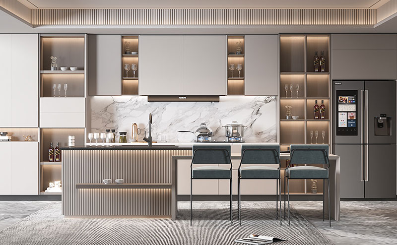 Tủ bếp có đảo bếp 20