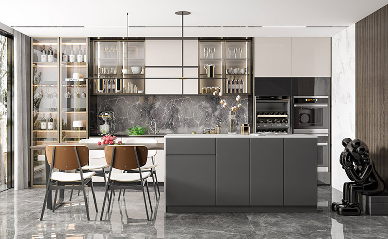 Tủ bếp có đảo bếp 260