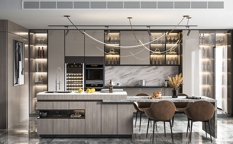 Tủ bếp có đảo bếp 265