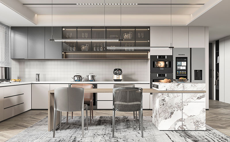 Tủ bếp có đảo bếp 37