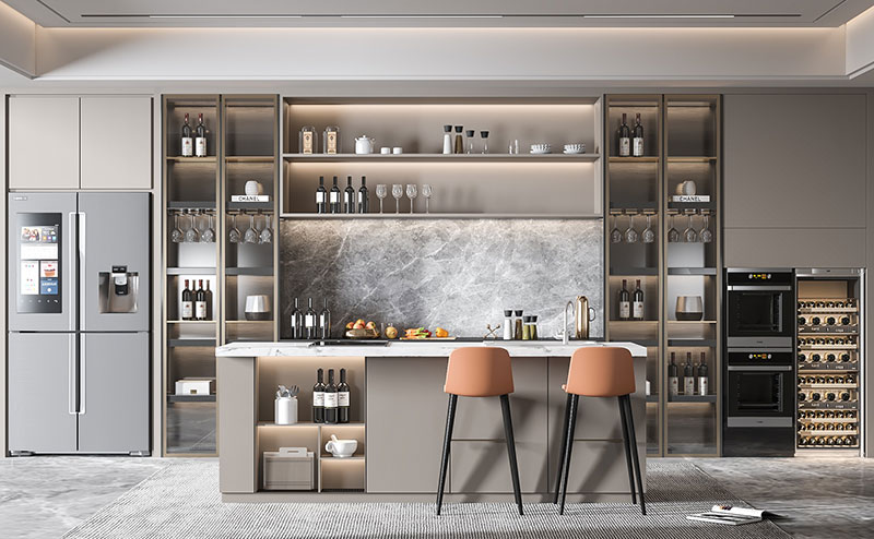 Tủ bếp có đảo bếp 38