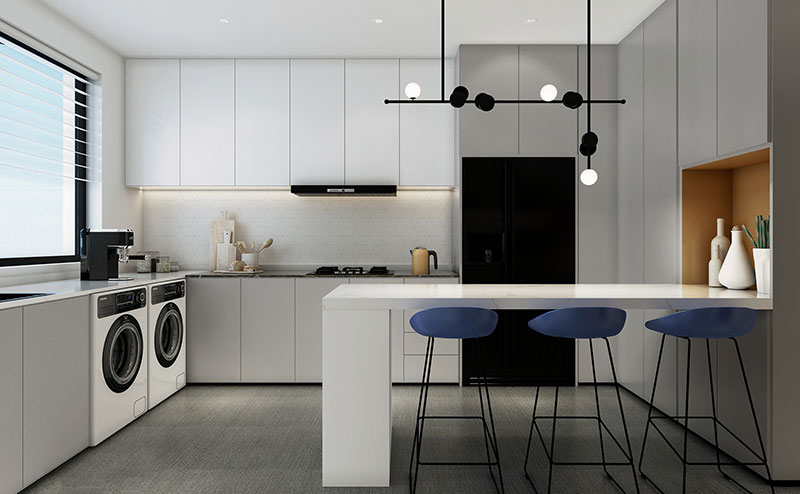 Tủ bếp có đảo bếp 476