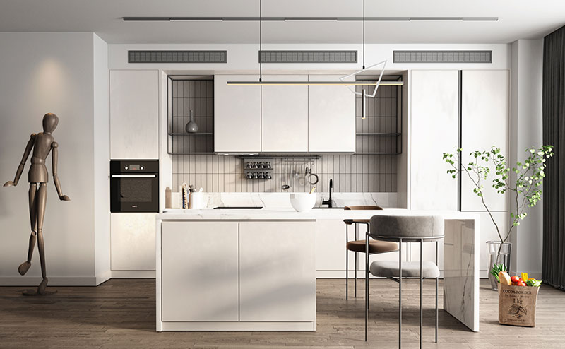 Tủ bếp có đảo bếp 49