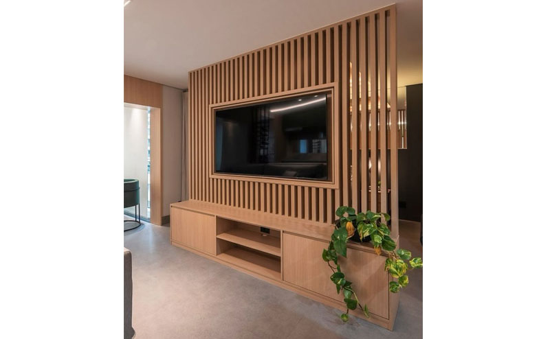 Tủ vách ngăn kết hợp kệ TV 1