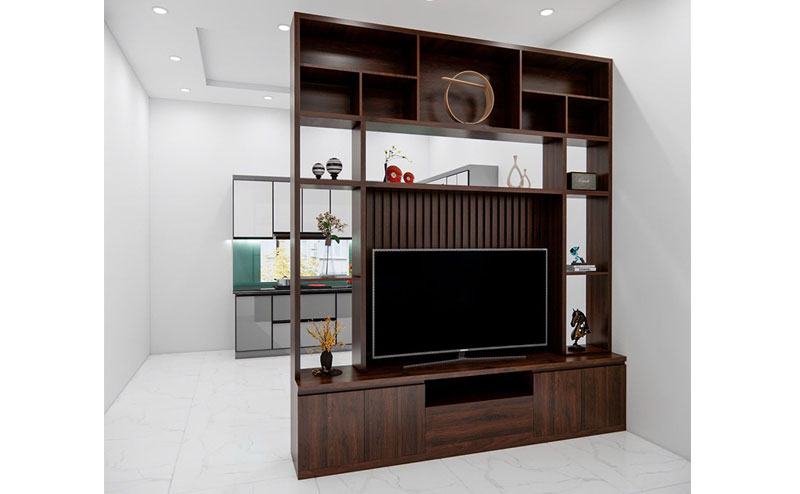 Tủ vách ngăn kết hợp kệ TV 2